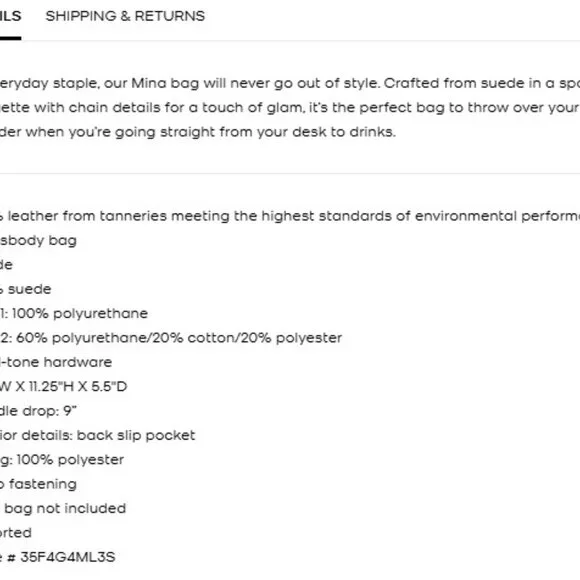 Michael Kors Mina Large Suede Chain Shoulder Bag - Picture 6 of 16